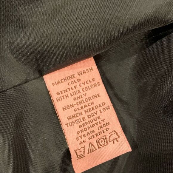 Bandolino Floral Tapestry Black Bolero Open Front Cotton Blazer Size 12 - Picture 7 of 8